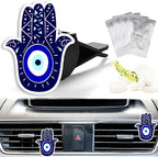Cute Car Air Freshener Clips Blue Evil Eye Car Vent Clips Evil Eye Cars Scents Cologne Air Conditioner Clip Auto Vent Interior Decoration Cars Accessories Evil Eyes Gifts for Men Women,Friends