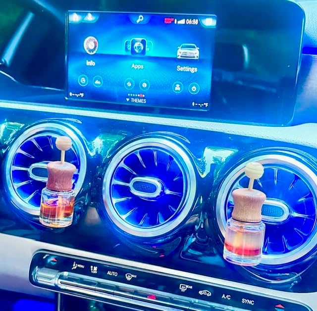 Car Air Freshener and Essential Oil Diffuser with Vent Clip, Handmade Long Lasting Scent, Eliminate Unwanted Odors, Organic & Vegan, 130 Fragrances (Pumpkin Pecan Waffles, Single Diffuser)