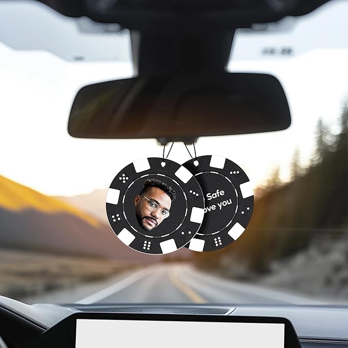 Custom Air Fresheners with Picture, Personalized Air Freshener for Car, Custom Car Freshener, Dangle It Air Freshener for Car, Air Freshener Custom with Picture