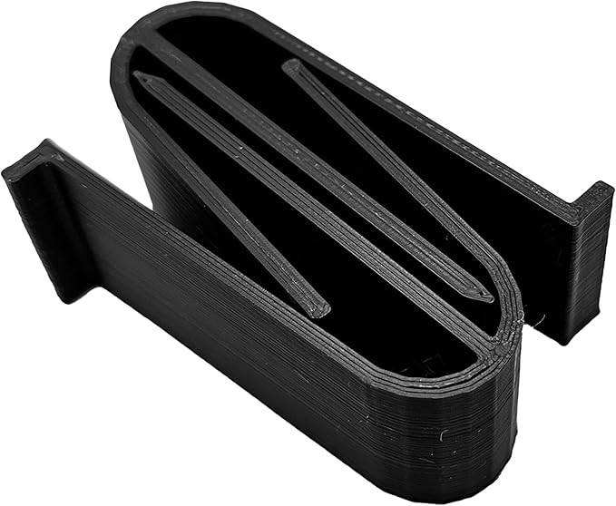 Tesla Model 3 & Model Y Air Freshener Vent Adapter Clips – 3D Printed for Secure Fit – Durable, Sleek Black Design – Easy Installation, No Damage to Vents (2 Pack)