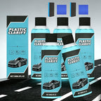Interior Maintenance Refresher for Car, Plastic Clarify Tire Shine for Cars, 4 oz Black Plastic Car Trim Restorer Spray, Waterless Detailer for Rubber, Vinyl, and Plastic, Restores Deep Shine (5pcs)