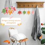 40 Sets Car Air Fresheners for Men Women Thanksgiving Bulk Gifts Fall Leaves Little Trees Car Air Fresheners Autumn Maple Leaf Scented Car Freshener Hanging Oil Ornament for Car
