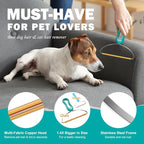 Pet Hair Remover, Deep Cleaning Dog Cat Hair Remover Tool, Multi Fabric Edge Lint Cleaner Pro, Fur Removal, Carpet Scraper Rake, Fuzz Hairball Shaver Brush for Carpet, Car Mat, Couch, Pet Bed, Rug