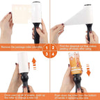 Lint Roller for Pet Hair – Extra Sticky Pet Hair Remover for Clothes, Furniture & Upholstery & Car Seats, Easy-Tear Sheets, Value Pack for Dog & Cat Fur 2 Pack