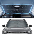 Autorder Windshield Sun Shade Umbrella for 2019-2024 Kia Forte Accessories,Upgraded Ice Crystal Material,Easy Setup Umbrella Sunshade for Car Windshield,100% Sun Blocking