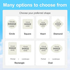 Instafreshener Custom Hanging Air Freshener | Square | Custom Air Fresheners with Picture or Text for Car, Closet, Bathroom, Locker & Office Decor