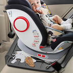 Car Seat Protector for Child Car Seat，TPE Waterproof & Anti-Slip （No Imprints）,carseat Protector car seat Cover Universal Fit for Baby & Pet Use, BPA-Free（Black -1 PC）