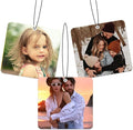 Custom Air Fresheners with Picture,Personalized Photo Air Freshener for Car,Customized Double Sided Dangle it Air Fresheners for Bedroom Bathroom Wardrobe Hanging Ornaments (1p-Square)