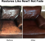 Dark Brown Leather Recoloring Balm, Leather Color Restorer Conditioner, Leathercraft Repair Kits for Vinyl Furniture, Sofa, Car Seats, Shoes - Repair Color on Faded & Scratched Couches