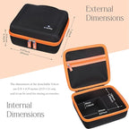 Hard Travel Case for KMM Handheld Car Vacuum Cleaner, Portable Auto Vacuum Cleaner Accessories Storage Bag Carrying EVA Case for KMM LT-117 9000Pa Air Duster