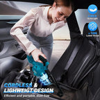 Cordless Vacuum Cleaner for Makita 18V Battery, Handheld Vacuum Cleaner for Home Car Hardwood Floor Carpet, Portable Shop Vacuum with Washable HEPA Filter(Tool Only)