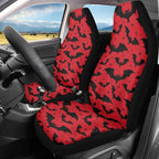 Halloween Bat Car Seat Covers Universal Front Car Seats Breathable Anti-Slip Back Fabric Removable Automotive Accessories Suitable for Cars, SUV and Trucks