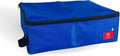 One for Pets Portable 2-in-1 Double Pet Kennel/Shelter, Fabric, Black/Royal Blue 20"x20"x39" - Car Seat-Belt Fixture Included (Litter Box)