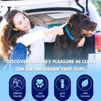 Car Air Fresheners, 6 Pack, Fresh, Car Fresheners Vent Clips, Long Lasting Air Freshener, Car Refresher for Men Women