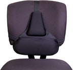 FOMI Firm Gel Foam Back Support (14" x 15") Care | Upper Lower Thoracic and Lumbar Support for Car, Home, Office Chair | Promotes Healthy Posture, Sciatica Pain Relief