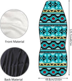 ELEQIN Blue Aztec Car Seat Covers Two Front Only for Car, Automotive Interior Covers, Quick Setup Universal Fit Seat Covers for Car, Truck, SUV
