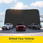 Car Windshield Sun Shade Compatible with 2020 2021 2022 2023 2024 2025 2026 Hyundai Palisade Accessories Foldable Front Window Sunshade Custom Windshield Cover Sun Visor Block UV Rays