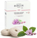 Maison Berger Luxury Car Diffuser Refill Set – Ceramic Inserts for Vent Clip Diffusers, 4-Week Passive Diffusion, Premium In-Car Fragrance Refill, Made in France (Underneath the Magnolias)
