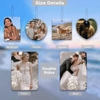 Custom Air Fresheners with Picture-Personalized Air Freshener for Car-Hanging Air Freshener for Wardrobe,Bathroom,Livingroom (Rectangle 5pcs)