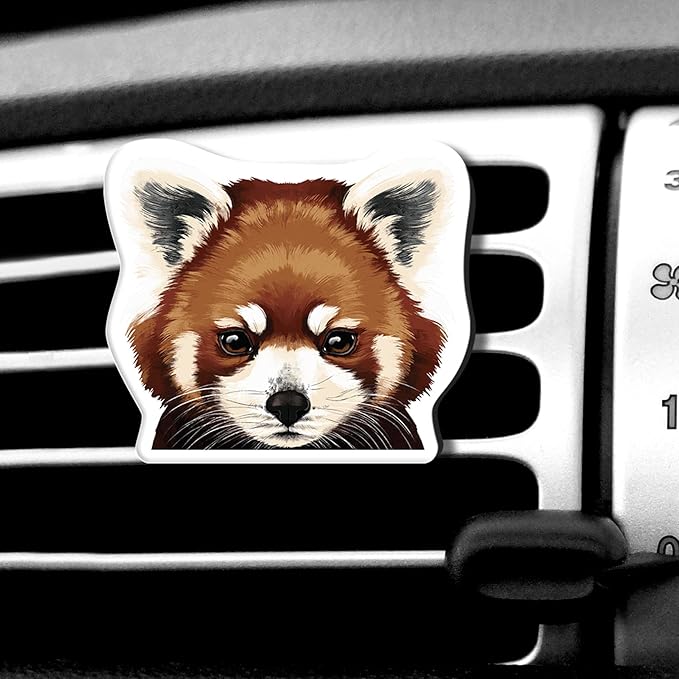 WIRESTER Fresh Scented Car Air Freshener Vent Clip, Decorative Accessories, Interior Decoration for Cars - Birds, Bear, Chicken, Rhino, Hippo, Snake, Horse