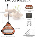 3 Pack Car Air Freshener & Car Deodorizer, Cashmere Wood Scented - Long Lasting Hanging Car Air Fresheners for Women & Men, Car Accessories by VUTOLLOSA