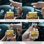Car Air Freshener Diffuser, Car Fresheners Long Lasting, Hanging Car Scents Air Freshener, Essential Oil Diffuser, Vanilla Cream Fragrance Oil, 8ml*2pcs