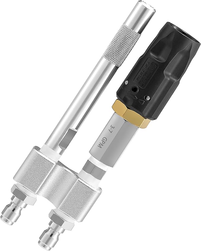 JOEJET Shooter Tip M5 Twist Nozzle, Long Range Soap Nozzle for 3-7 GPM