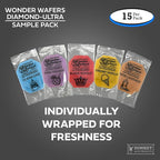 Donkey Auto Products, Wonder Wafers Top 5 Scents Sample Pack of Car Air Fresheners (15 Pack)