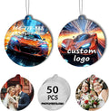 Custom Logo Car Air Freshener - Wholesale Personalized Double-sided with Picture/Text/Logo (50pcs)