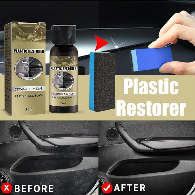 Car Interior Cleaner - Detailing Polishing Shine Protectant - 30ml Car Dashboard Cleaner Agent - for Trim Windshield Rubber Panel Truck Vehicle Sedan Scooter SUV