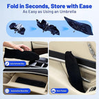 Car Windshield Sun Shade for Nissan Rogue 2021-2026 –[Reflective Coated Fabric] Sunshade Umbrella for Front Window, Car Shades Sun Visor Keep Car Cool and Protects Interior, 1:1 Exact Fit