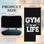 2 Pack Car Towel Seat Covers with Storage Bag, Multifunctional Towel for Gym Outdoor Sport, Picnic, Beach, Pet Dog Travel,Non-Slip Washable Car Seat Protector (Gym is Life)