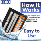FRIO Cooling Wallet - Insulin Cooler for 45+ Hours of Stress Free On The Go - Black - Large