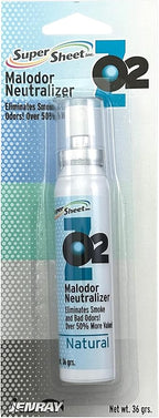 Super Sheet Malodor Neutralizer with the Ultimate Car Spray Freshener, Smoke Eliminator for Car; All-in-One Car Sanitizer Spray, 1.3 oz (Natural, 1 Pack)