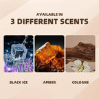 Car Air Freshener Small Wooden Diffuser New Smell Set Car Odor Eliminator