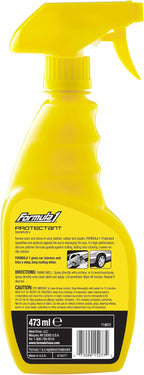 Formula 1 Interior Detailing Protectant Spray, Car Interior Cleaner with UV Protection, Non Greasy Formula, Safe for Vinyl, Rubber, Plastic, & Dashboard - 16oz