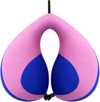 MOOB Kids Pillow Neck Pillow for Car & Airplane, Traveling Gifts for Toddler & Children U-Shape Car Seat Head Travel Neck Pillow Dark Purple
