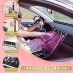 OBTANIM 6 PCS Car Air Vent Clips Colorful Daisy Flower Car Air Freshener Clip Air Conditioning Outlet Clip for Car Interior Decoration Accessories (2 Size, White, Pink, Red)