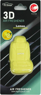 FH Group Air Freshener Vent Clips, Mini Car Seat Covers Design, (Lemon Scent)-2PK