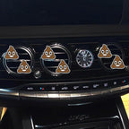 Funny Poop Air Vent Clips - 6 Pcs Face Car Air Fresheners Vents Clips Car Diffuser Cute Accessories for Women