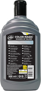 Turtle Wax 52710 Color Magic Car Paintwork Polish Restores Colour & Shine Silver 500ml