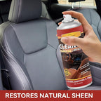 Dashboard Polish Wax, Premium Leather Cleaner & Conditioner 2 in 1 - Safe for Car Seats, Shoes, Jackets | Deep Cleaning & Moisturizing, Removes Stains/Dirt Without Damaging Leather, 30 oz(Pack of 2)
