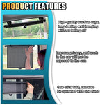 2PCS Car Window Shades for Baby, 20"×20" Retractable Car Shades for Side Window with Suction Cups, Blocks Heat & UV Rays Glare Protection, Baby Auto Accessories for Cars House Office Window (X-Large)