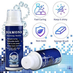 2pcs Diamond Painting Sealer Protectant Brightener(120ml*2), Diamond Art Painting Accessories Glue, Diamond Art Glue Sealer Supplies Clear Finish Permanent Hold & Shine Effect (8OZ)