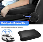 Autorder Center Console Cover for 2023-2025 2026 Honda Pilot/2024-2026 Ridgeline Passport Accessories Armrest Cover Anti-Scratch Middle Console Pad Leather Armrest Protector