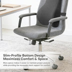 24'' Tall Back Support Pillow Fully Support Entire Back and Shoulder for Pain Relief and Comfort, Memory Foam Back Cushion for Back Rest, Ideal for Executive Office Chair, Computer & Gaming Chair
