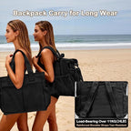 Odoland Soft Cooler Bag - Leakproof & Insulated, 2-in-1 Collapsible Design, Dry/Wet Separation, Large Soft Sided Cooler with Multi-Pocket Design for Beach, Picnic, Camping, Day Trip, Family Size