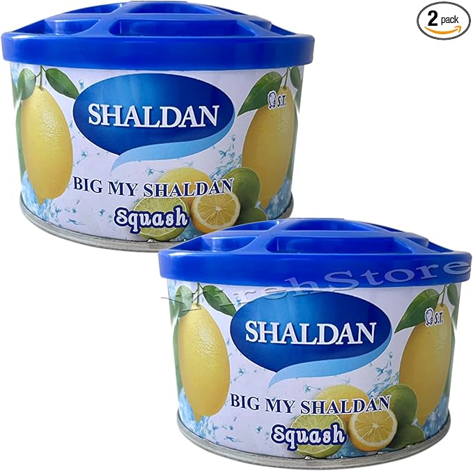 Air Freshener 2-Can Big My Shaldan Squash Scent Gel, Strong Strength Freshener for Large Cars (2-PK)