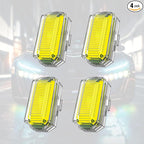 Wireless Emergency Strobe Lights with Remote | USB Rechargeable LED Light Kit (4-Pack) | 7 Colors for Car, Truck, Motorcycle, Drone