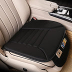 Premium Car Seat Cushion, Driver Cushion with Comfort Memory Foam & Non-Slip Rubber Bottom, Car Seat Pad Works with 95% of Vehicles and Office Chair or Home (Black)